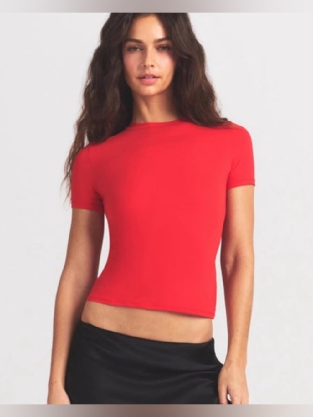 SKIMS Cotton Jersey T-Shirt Medium Ruby BNWT SOLD OUT LIMITED EDITION